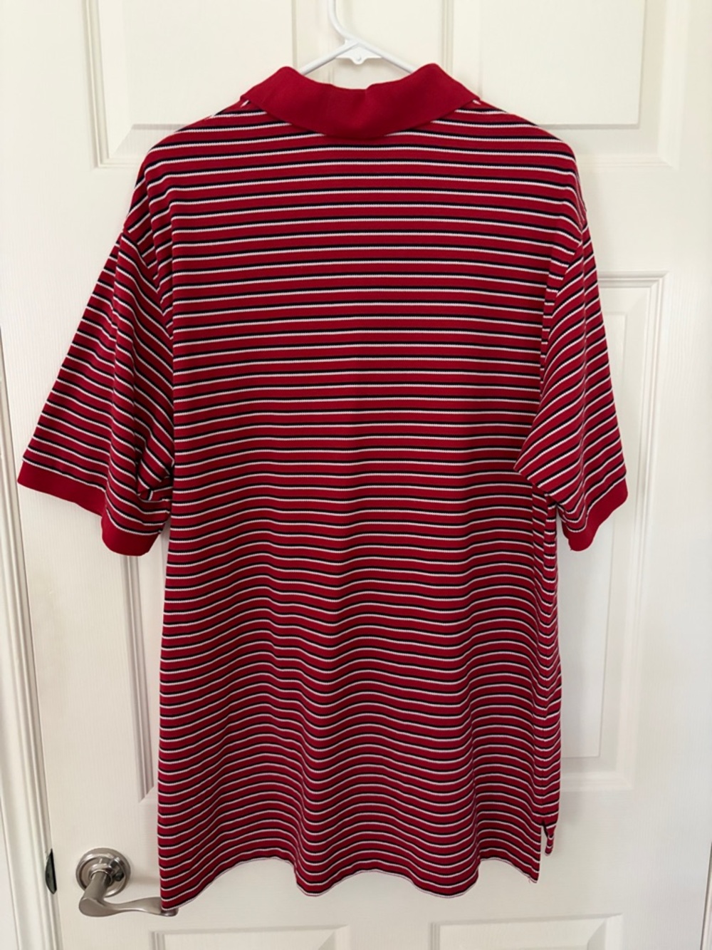 Brooks Brothers Red Striped Polo with Navy & White stripes. - Picture 3 of 3